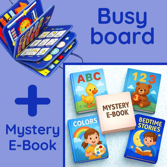 Busy Board and Mystery E-Book Offer